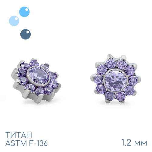 Накрутка Sunflower Amethyst 1.2 мм фото 2
